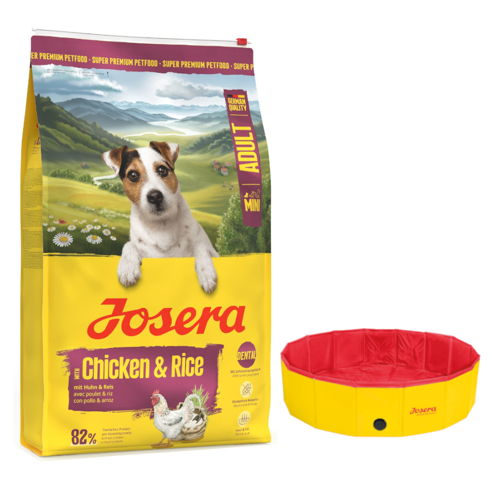 10 kg / 12, 5 kg Josera Hundefutter + Hundepool Pet - Ø 120 x H 30 cm gratis! - Mini Huhn & Reis 10 kg 10 kg / 12, 5 kg Josera Hundefutter + Hundepool Pet - Ø 120 x H 30 cm gratis! - Mini Huhn & Reis 10 kg von Josera