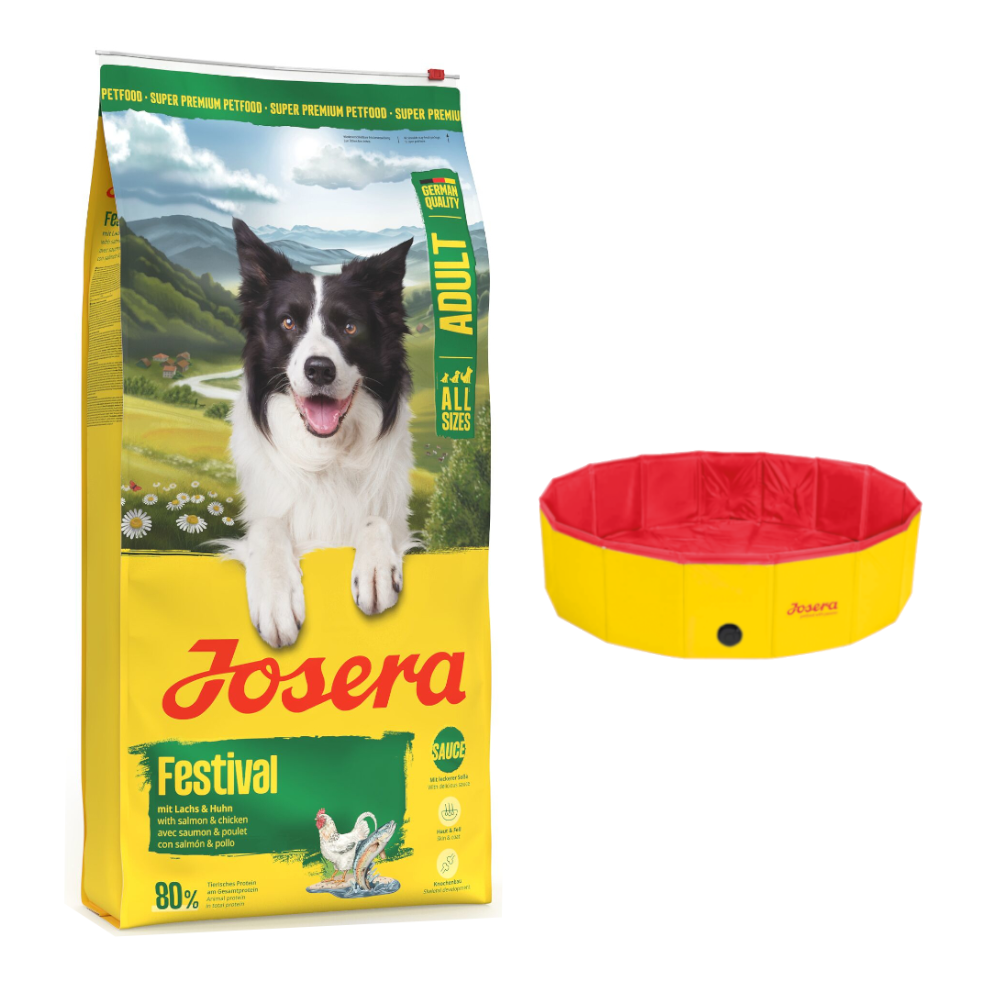 10 kg / 12,5 kg Josera + Ø 120 x H 30 cm Hundepool Pet gratis! - Festival 12,5 kg 10 kg / 12,5 kg Josera + Ø 120 x H 30 cm Hundepool Pet gratis! - Festival 12,5 kg von Josera