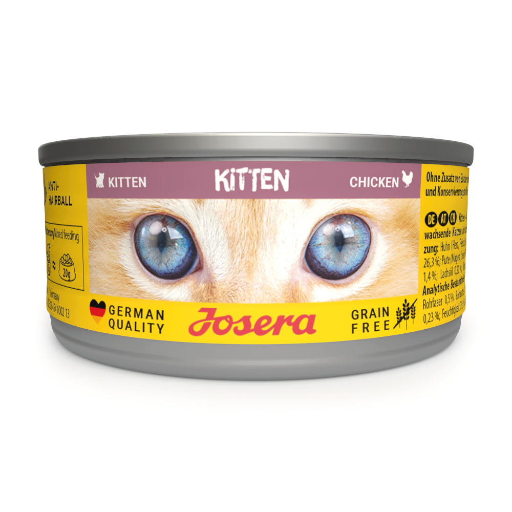 12 x 85 g Josera Kitten + 400 g Trockenfutter gratis! - Ente + Kitten 12 x 85 g Josera Kitten + 400 g Trockenfutter gratis! - Ente + Kitten von Josera
