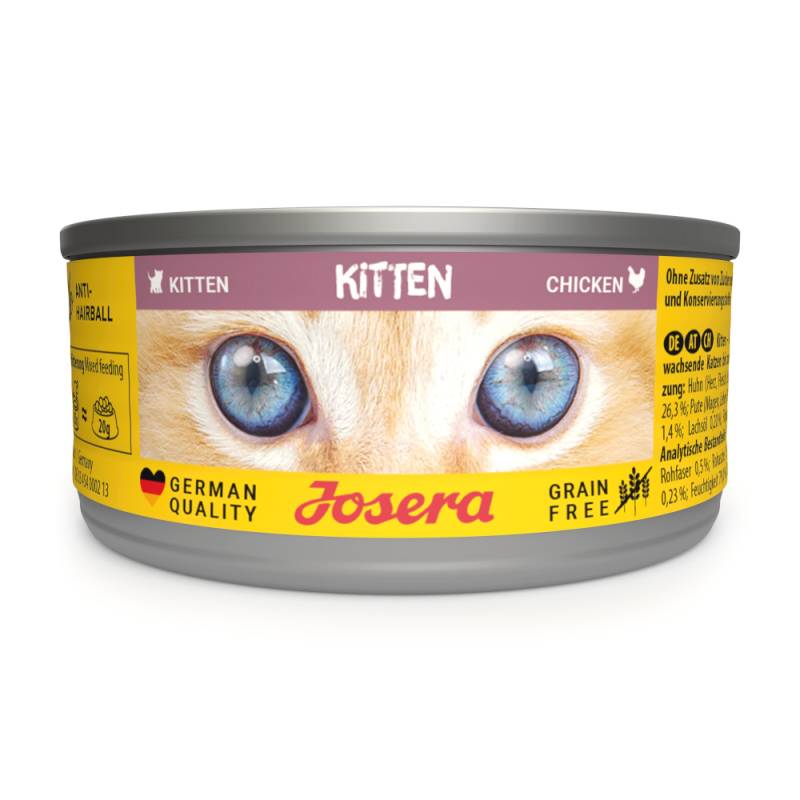 12 x 85 g Josera Kitten + 400 g Trockenfutter gratis! - Ente + Kitten 12 x 85 g Josera Kitten + 400 g Trockenfutter gratis! - Ente + Kitten von Josera