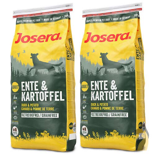 2 x 12,5 kg Josera Ente und Kartoffel Hundefutter - Sparpaket von Josera