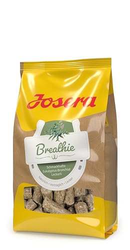 JOSERA Breathie - Pferdeleckerli (1 x 900 g) | schmackhafte Eukalyptus-Bronchial Pferdeleckerlis | die gesunde Belohnung | ausgewählte Kräutermischung | 1er Pack von Josera