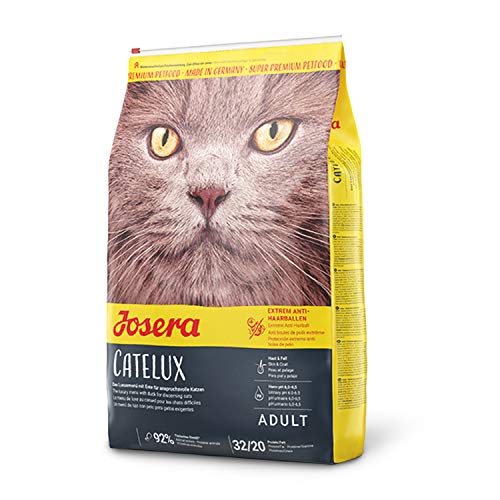 JOSERA Catelux (1 x 400 g) | Mit schmackhaftem Entenprotein & Kartoffel für anspruchsvolle Katzen | Super Premium Trockenfutter für ausgewachsene Katzen | 1er Pack von Josera