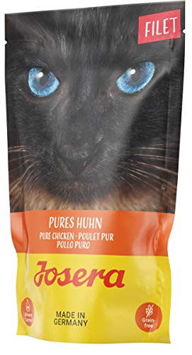 JOSERA Filet Pures Huhn (16 x 70 g) | getreidefreies Katzenfutter mit saftigen Filetstückchen | Super Premium Nassfutter für ausgewachsene Katzen | 16er Pack von Josera
