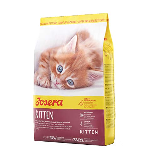JOSERA Kitten (1 x 2 kg) | Katzenfutter für eine optimale Entwicklung | Super Premium Trockenfutter für wachsende Katzen | 1er Pack von Josera