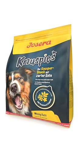 JOSERA Knuspies mit Ente (1 x 10 kg) | Adult| Premium Hundesnack für Hunde | leckere Hundeleckerlis & Belohnungssnack | Geflügel & Ente | mit Käutern & Früchten | weizenfrei | fettarm | 1er Pack von Josera