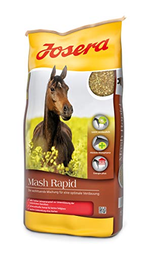 JOSERA Mash Rapid (1 x 15 kg) | Premium Pferdefutter für eine optimale Verdauung | sehr hoher Leinsamenanteil | Mash für Pferde | 1er Pack von Josera