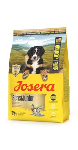 JOSERA SensiJunior mit Lachs & Ente (1 x 3 kg) | Premium Trockenfutter für Sensitive Welpen | Optimale Entwicklung | Immune Plus für EIN intaktes Immunsystem | glutenfrei | 1er Pack von Josera