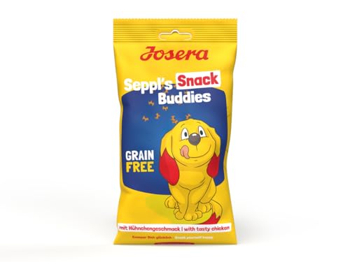 JOSERA Seppl’s Snack Buddies (11 x 150 g) | getreidefreie Hundeleckerlis mit wenig Fett | Super Premium Qualität ohne Zucker von Josera