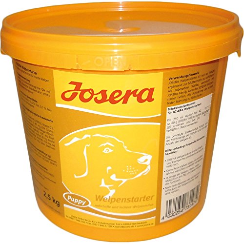 JOSERA Welpenstarter (1 x 2.5 kg) | Welpenmilch für Hundewelpen | Aufzucht-Milch zur Beifütterung in den ersten Wochen (z. B. bei Milchmangel der Hündin) | 1er Pack von Josera