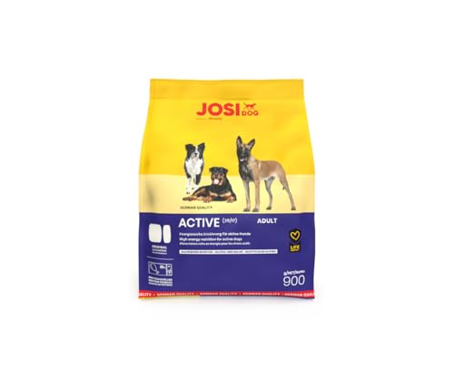 Josera, JosiDog Active Auswahl (5 x 900 g = 4,5 kg) energiereiches Menü für aktive Hunde von Josera