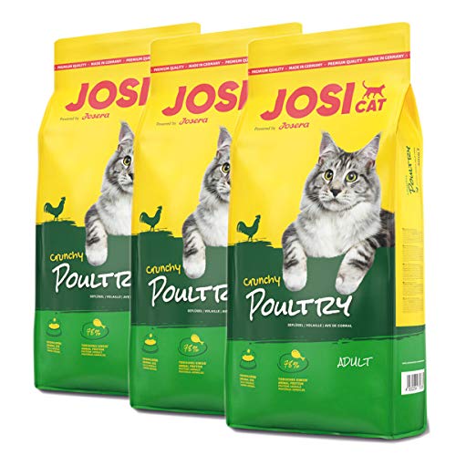 Josera 3 x 10 kg JosiCat Crunchy Poultry von Josera