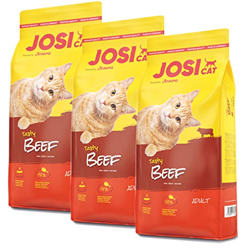 Josera 3 x 10 kg JosiCat Tasty Beef von Josera