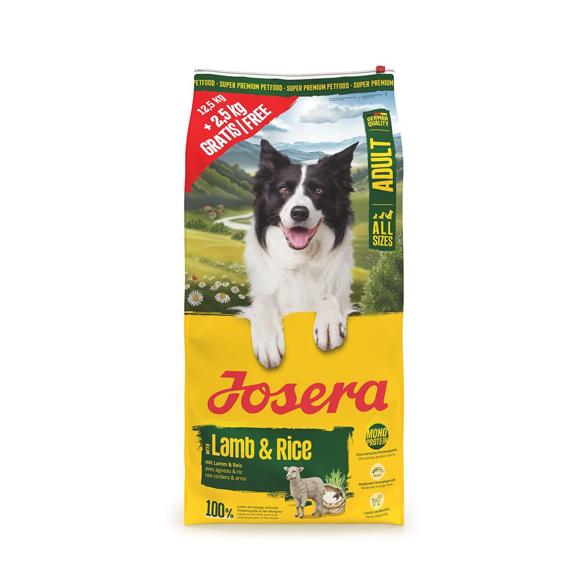 Josera All Sizes Adult Lamb & Rice 12,5 kg + 2,5 kg Josera All Sizes Adult Lamb & Rice 12,5 kg + 2,5 kg von Josera