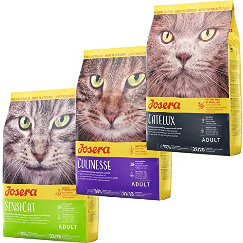 Josera Die Gourmetvariation für die Katze: je 2 kg SensiCat, Culinesse & Catelux von Josera