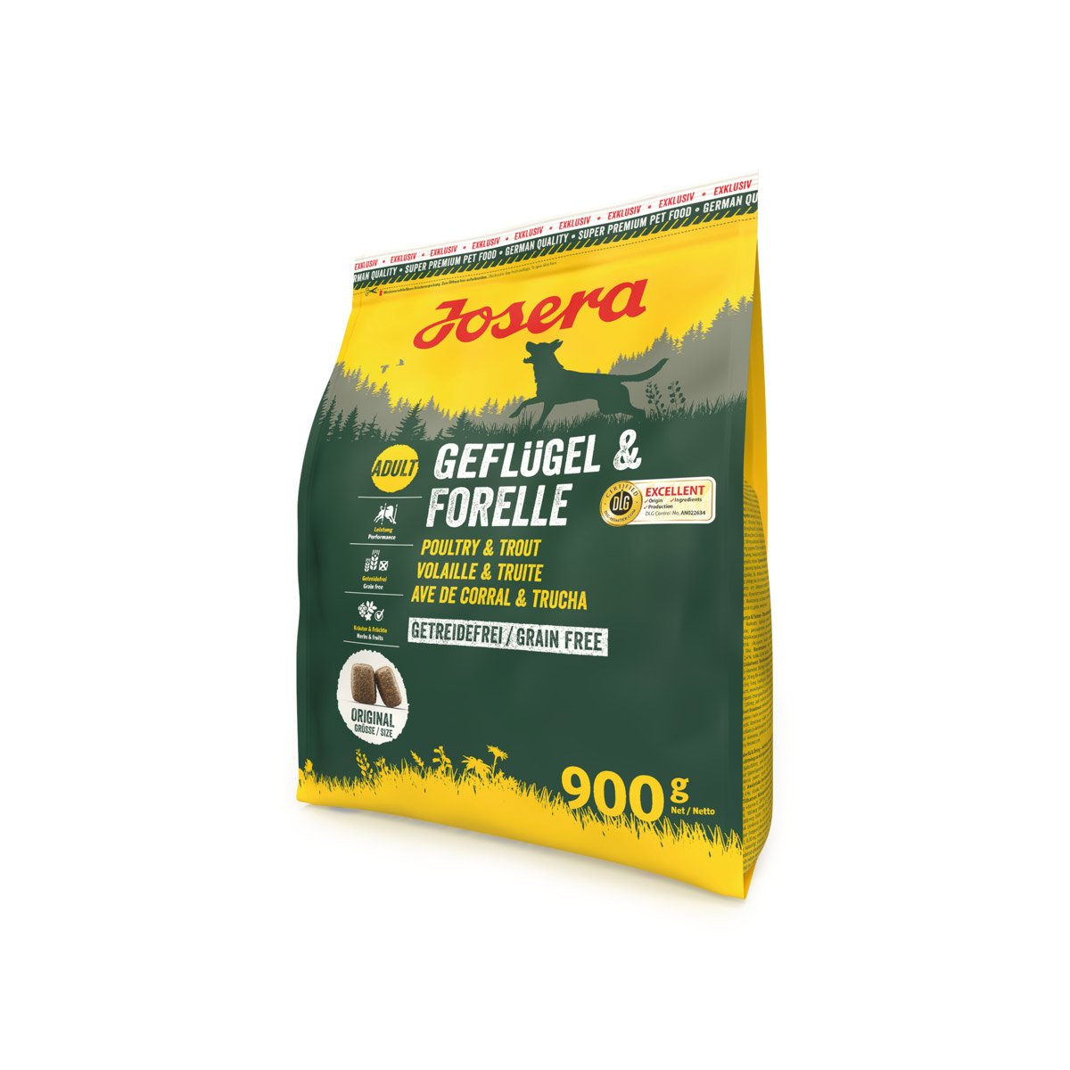 Josera Geflügel & Forelle 900g Josera Geflügel & Forelle 900g von Josera