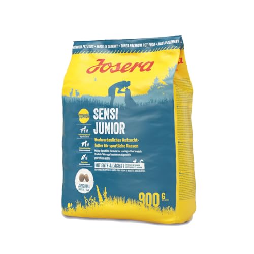 Josera - Hundefutter - 900 g - Sensi Junior - Ente und Lachs - Adultes Hundefutter mit empfindlichem Magen - leicht verdaulich Josera - Hundefutter - 900 g - Sensi Junior - Ente und Lachs - Adultes Hundefutter mit empfindlichem Magen - leicht verdaulich von Josera