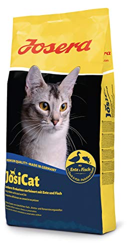 JosiCat Crispy Duck (1 x 10 kg) | Premium Trockenfutter für ausgewachsene Katzen | Katzenfutter | powered by JOSERA | 1er Pack von Josera
