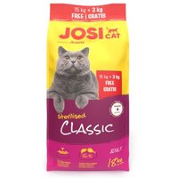 JosiCat Sterilised Classic Vorteilspack 15+3 kg gratis JosiCat Sterilised Classic Vorteilspack 15+3 kg gratis von JosiCat