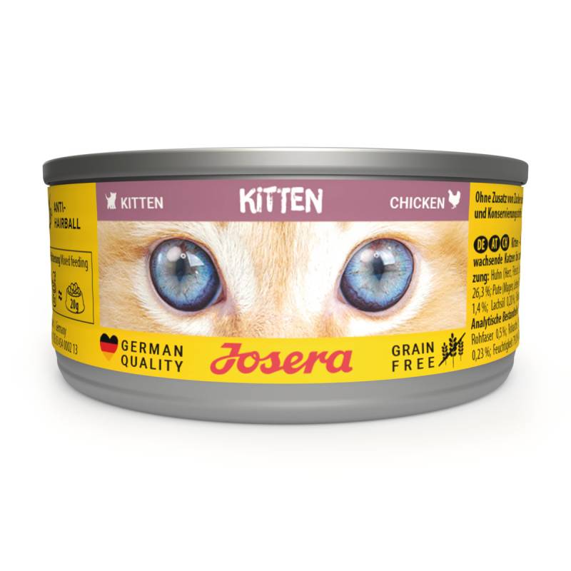 Josera Kitten Nassfutter Chicken 12x85g von Josera