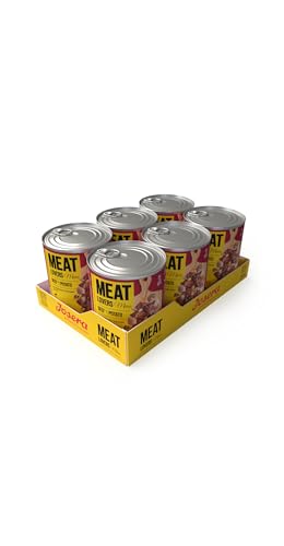 JOSERA Meat Lovers Menu Beef with Potato (6 x 800 g) | Adult | Premium Nassfutter für ausgewachsene Hunde | Rind mit Kartoffel - mit viel Fleisch (65%) | weizenfrei | Hundefutter nass | 6er Pack von Josera