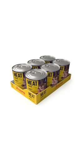 JOSERA Meat Lovers Pure Turkey (6 x 800 g) | Adult | Premium Nassfutter für ausgewachsene Hunde | extra viel Putenfleisch (68%) | Monoprotein | getreidefrei | Hundefutter nass | 6er Pack von Josera