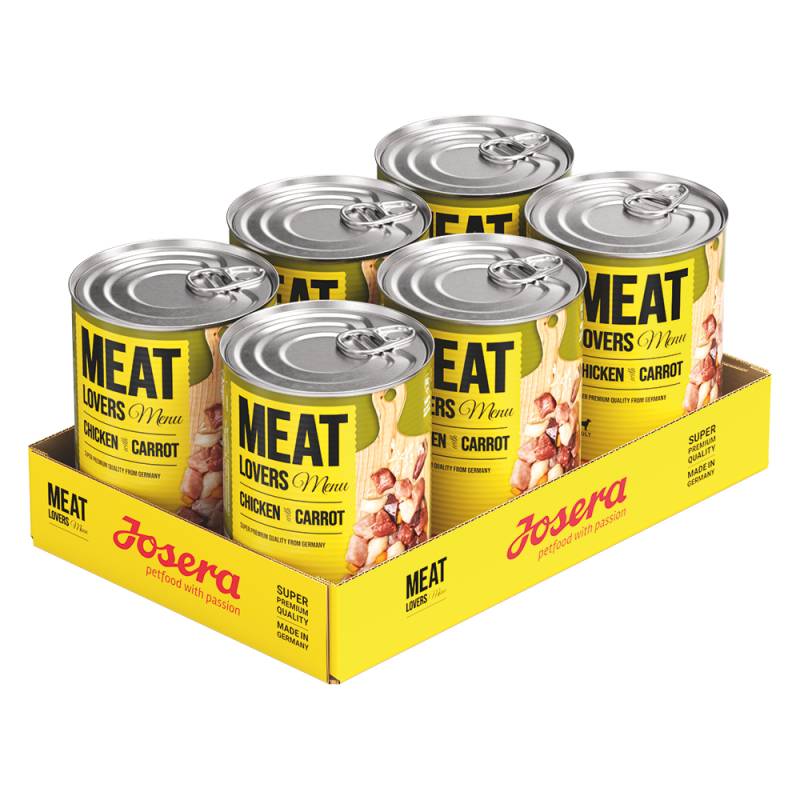 Josera Meatlovers Menü 6 x 400 g - Huhn & Karotte von Josera