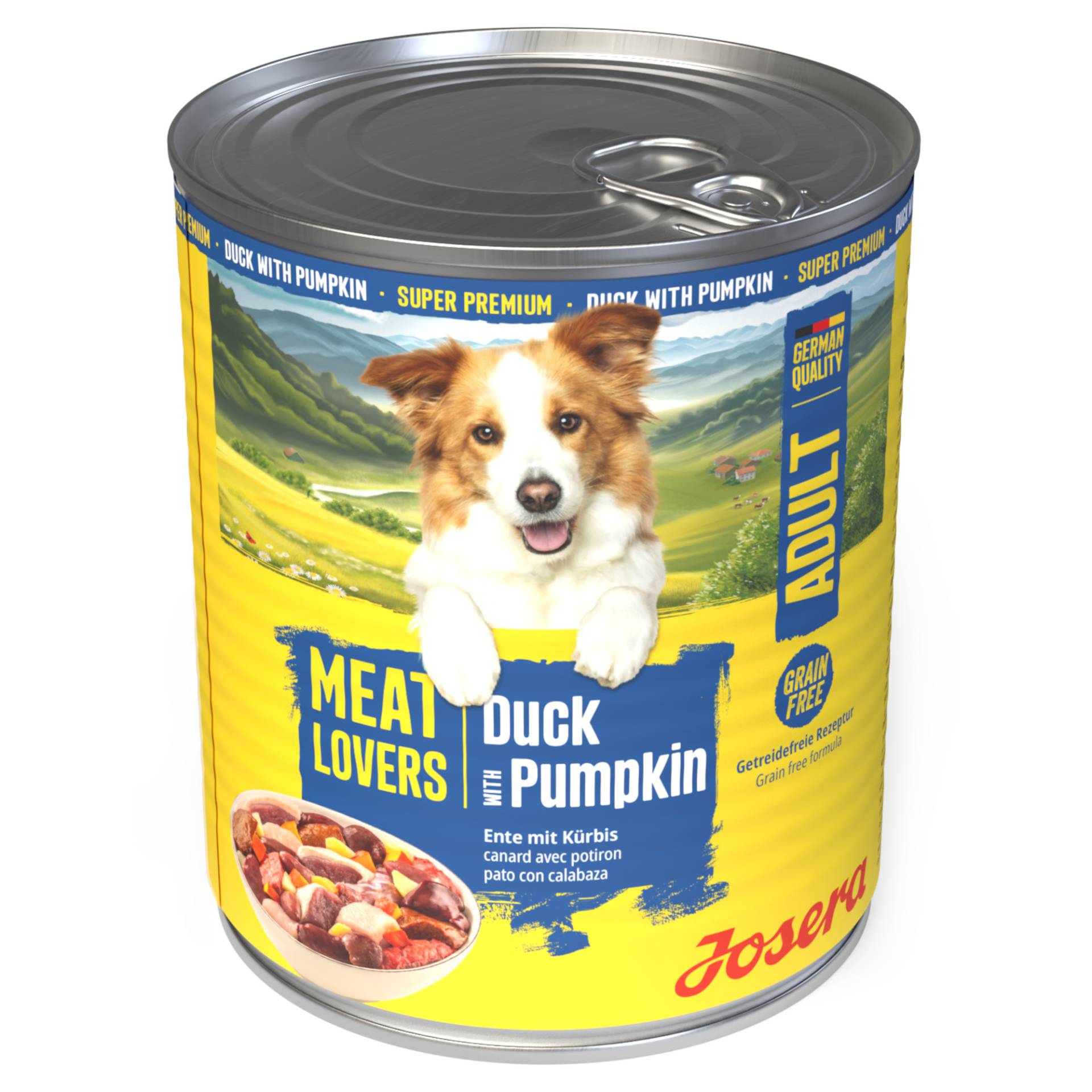Josera Meatlovers Menü 6 x 800 g - Ente & Kürbis (neues Design) von Josera