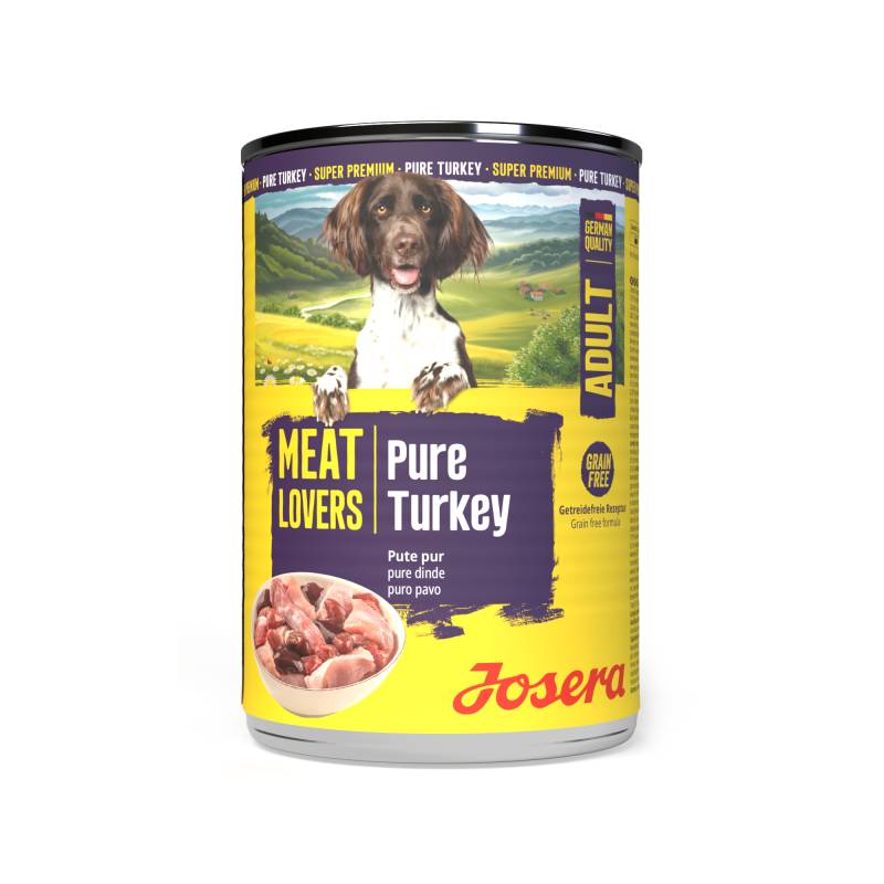 Josera Meatlovers Pure 6 x 400 g - Truthahn (neues Design) von Josera