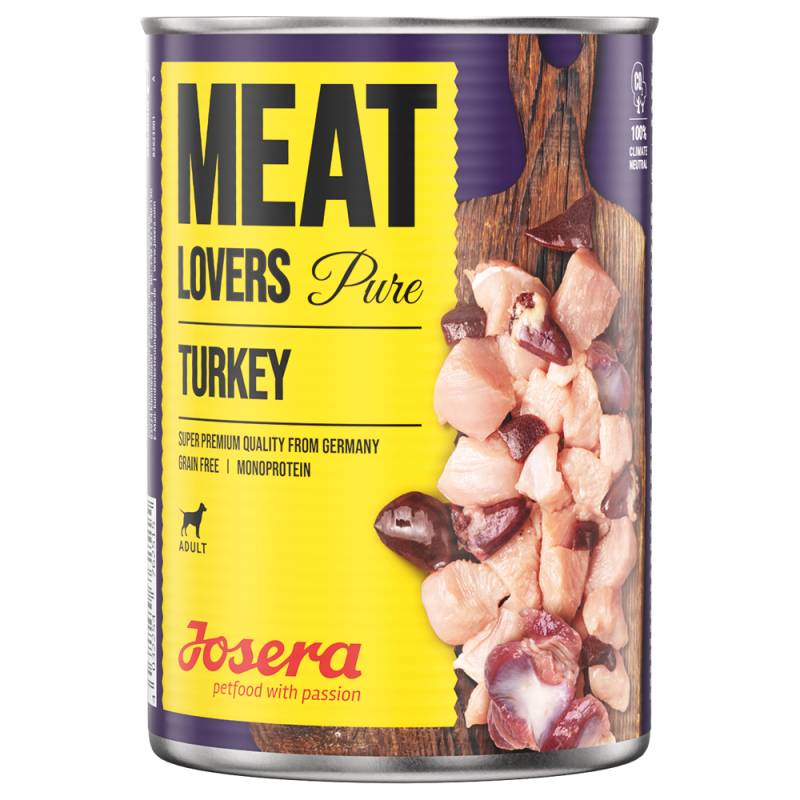 Josera Meatlovers Pure 6 x 400 g - Truthahn von Josera