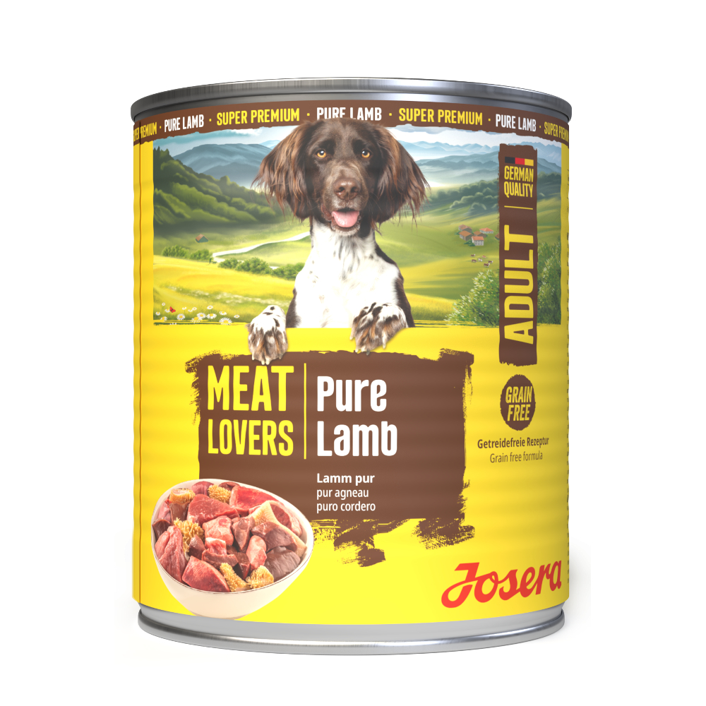 Josera Meatlovers Pure 6 x 800 g - Lamm (neues Design) von Josera
