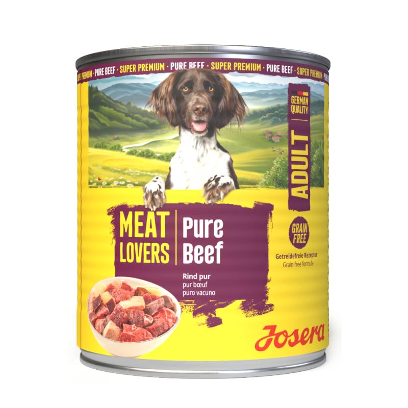 Josera Meatlovers Pure 6 x 800 g - Rind (neues Design) von Josera