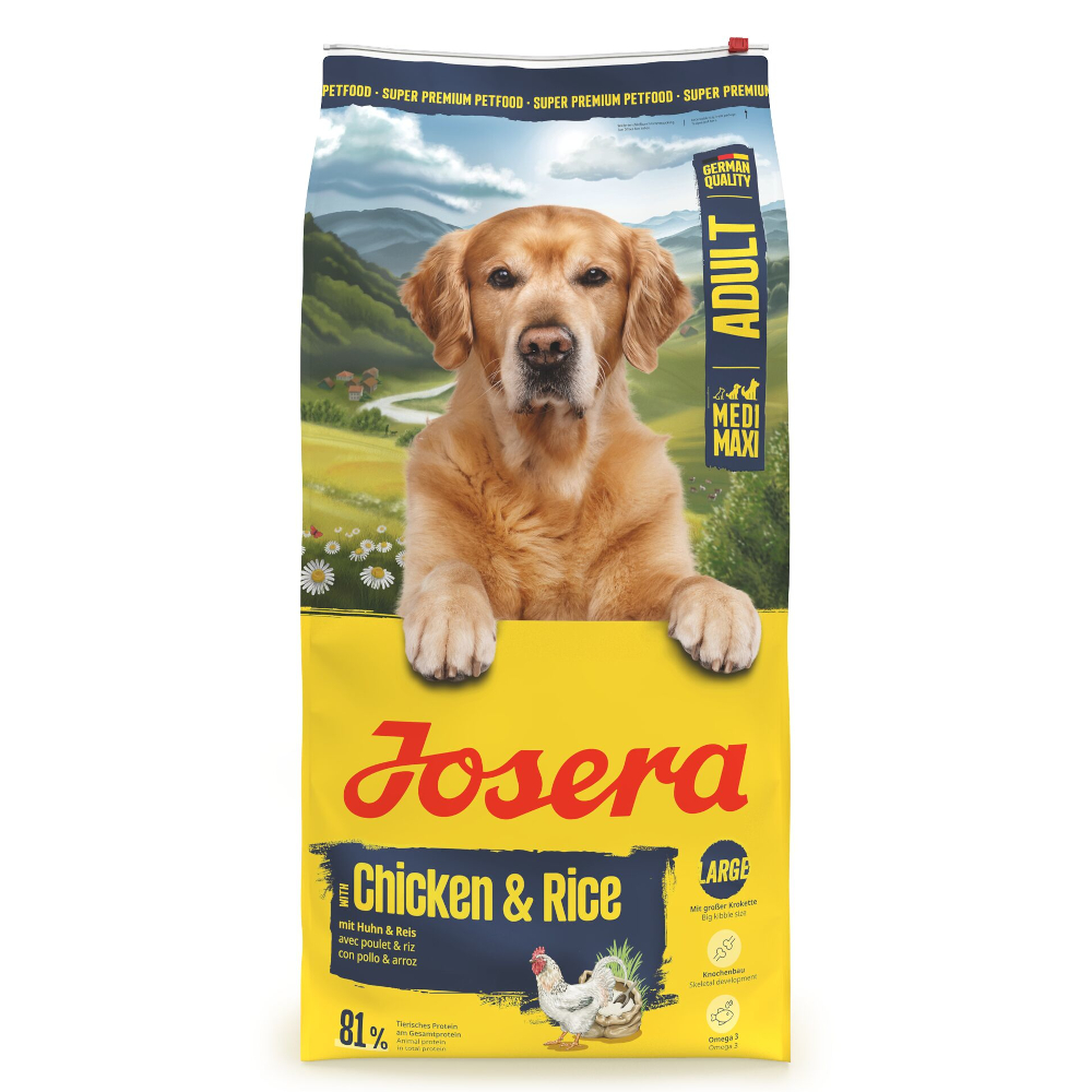 Josera Medi/Maxi Adult Huhn & Reis - Sparpaket: 2 x 12,5 kg von Josera