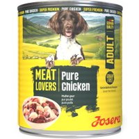 Josera Nassfutter Hund, Adult, Meat Lovers, Huhn pur 6x800 g von Josera