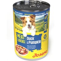 Josera Nassfutter Hund, Adult, Meat Lovers Menu, Ente und Kürbis 6x400 g Josera Nassfutter Hund, Adult, Meat Lovers Menu, Ente und Kürbis 6x400 g von Josera