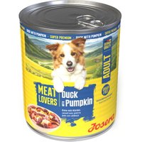 Josera Nassfutter Hund, Adult, Meat Lovers Menu, Ente und Kürbis 6x800 g Josera Nassfutter Hund, Adult, Meat Lovers Menu, Ente und Kürbis 6x800 g von Josera