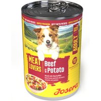 Josera Nassfutter Hund, Adult, Meat Lovers Menu, Rind und Kartoffel 6x400 g Josera Nassfutter Hund, Adult, Meat Lovers Menu, Rind und Kartoffel 6x400 g von Josera