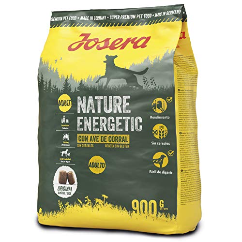 Josera - Hundefutter - 5 x 900 g Pack - Nature Energetic - mit Geflügel - Futter für ausgewachsene Hunde - getreidefrei - Ideal für aktive Haustiere von Josera