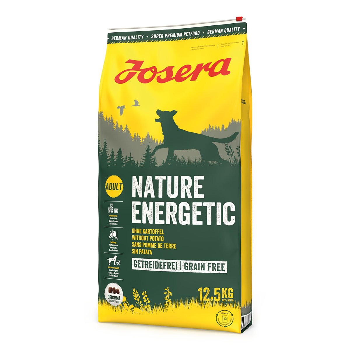 Josera Nature Energetic 12,5kg + 900g gratis von Josera