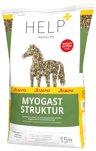 Josera Pferd Help MyoGast Struktur 15 kg/Getreidefreies Müsli/zur Unterstützung eines sensiblen Magens und des Muskelstoffwechsels von Josera