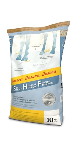 Josera Pferd SHF | Stall, Hygiene, Frische | 10kg | Einstreu für Boxen | Biologisches Hygienemittel | 1er Pack von Josera