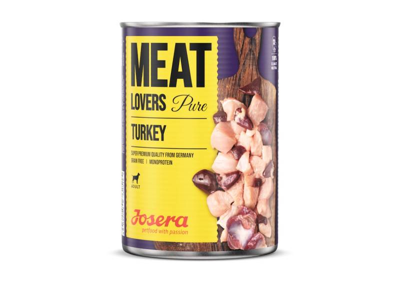 Josera Pure 800 Gramm Hundenassfutter 12 x 800 Gramm Turkey