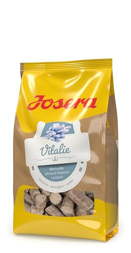 JOSERA Vitalie - Pferdeleckerli (1 x 900 g) | wertvolle Mineral-Vitamin Pferdeleckerlis | hoher Biotingehalt | hochwertige Mineralien und Vitamine | 1er Pack von Josera