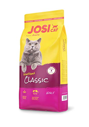 JosiCat Sterilised Classic (1 x 10 kg) | Premium Trockenfutter für ausgewachsene Katzen | Katzenfutter | powered by JOSERA | 1er Pack von Josera