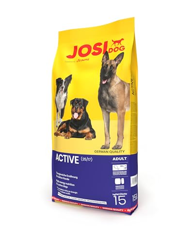 JosiDog Active (1 x 15 kg) | Adult | Premium Trockenfutter für ausgewachsene aktive Hunde | mit Geflügelfleisch verfeinert | glutenfrei | Powered by JOSERA | Hundefutter | Alleinfutter | 1er Pack JosiDog Active (1 x 15 kg) | Adult | Premium Trockenfutter für ausgewachsene aktive Hunde | mit Geflügelfleisch verfeinert | glutenfrei | Powered by JOSERA | Hundefutter | Alleinfutter | 1er Pack von Josera