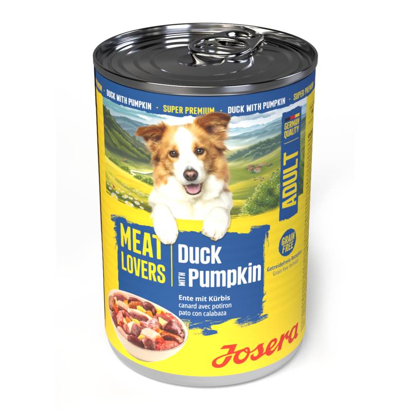 Sparpaket Josera Meatlovers Menü 24 x 400 g - Ente & Kürbis Sparpaket Josera Meatlovers Menü 24 x 400 g - Ente & Kürbis von Josera