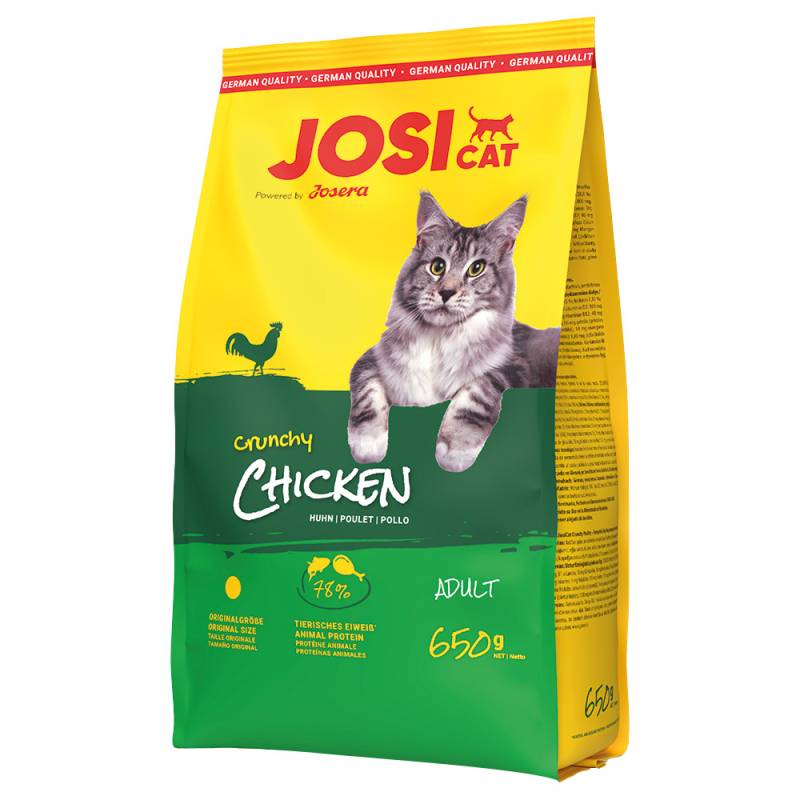 Josera JosiCat Crunchy Huhn - Sparpaket: 2 x 650 g von JosiCat