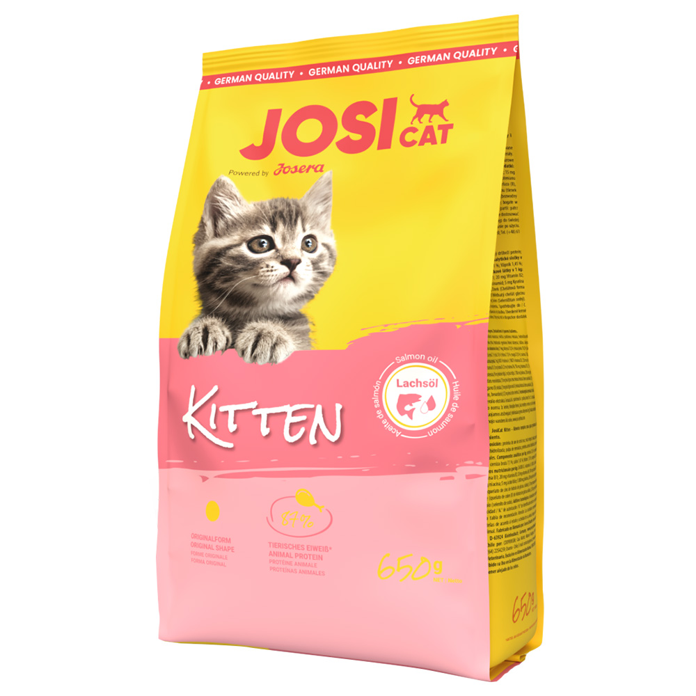 JosiCat Kitten Geflügel - Sparpaket: 2 x 650 g von JosiCat