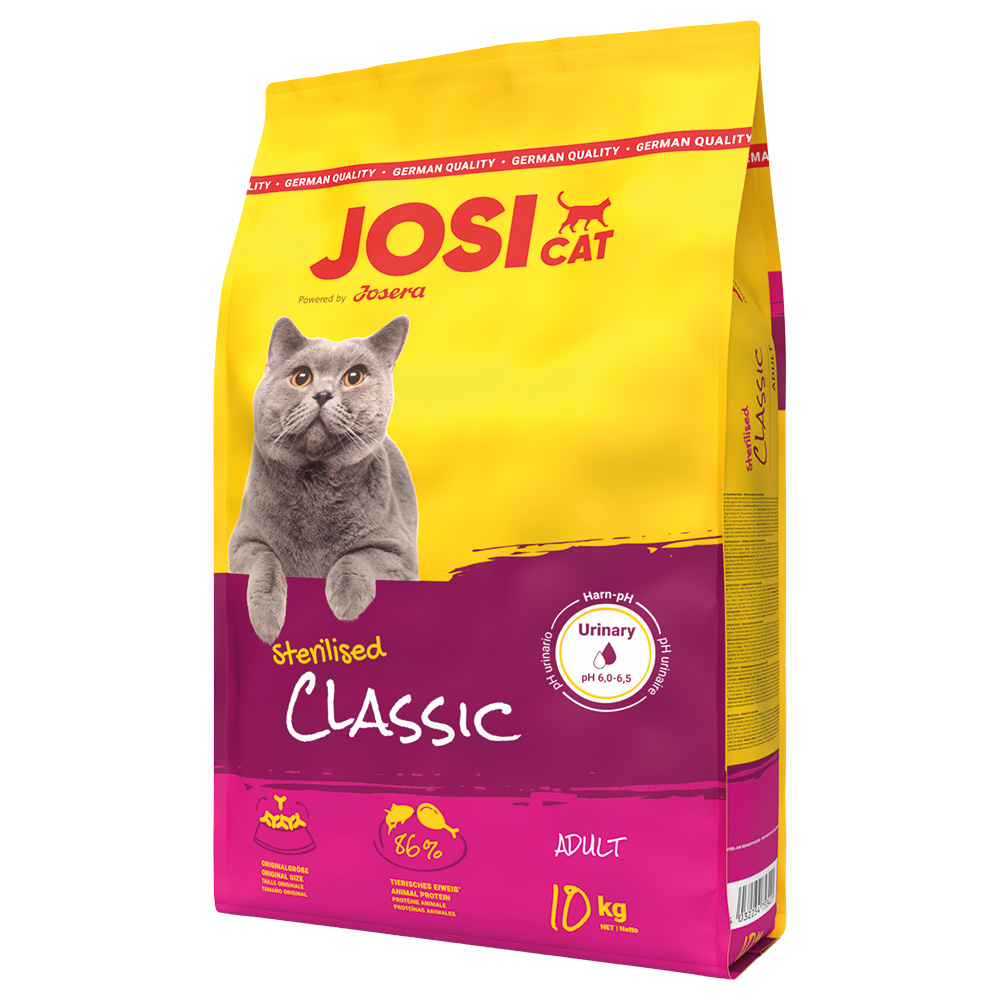 JosiCat Sterilised Classic Lachs - 10 kg von JosiCat