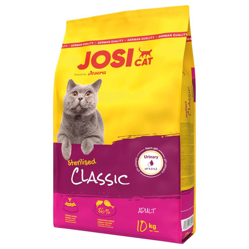 JosiCat Sterilised Classic Lachs - Sparpaket: 2 x 10 kg von JosiCat